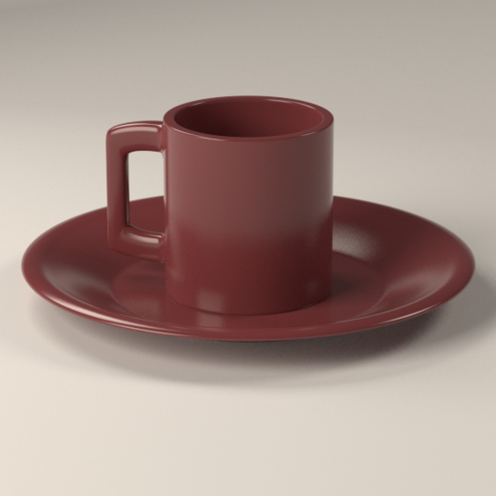 Ceramic Cup/Plate preview image 1